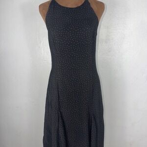 Cleobella‎ Spaghetti Strap Black And Beige Slip Maxi Dress Xs